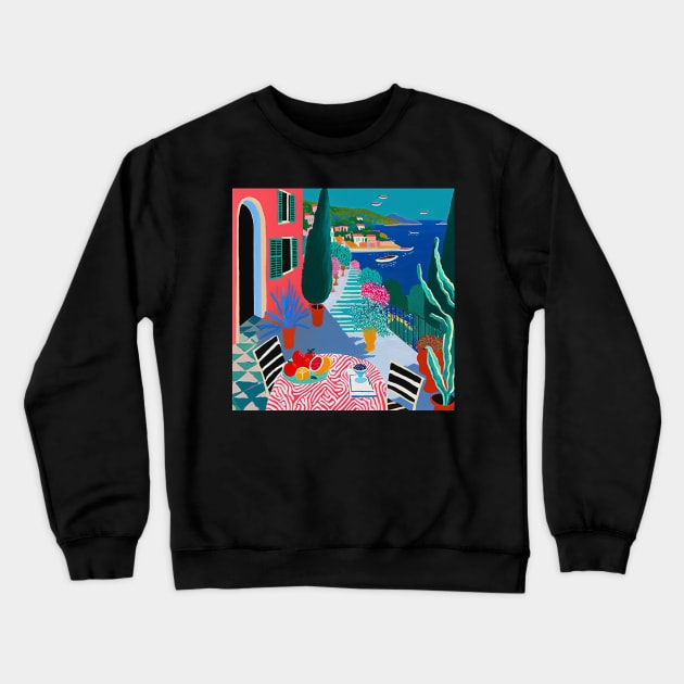 La Dolce Vita Crewneck Sweatshirt by RoseAesthetic